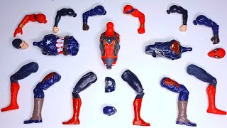 Assemble Toys ~ SUPERMAN,SPIDERMAN,And CAPTAIN AMERICA ~ Avengers Asssemble Toys