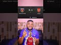 Arsenal were just lucky against westham united