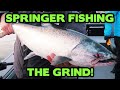 Early Columbia River Spring Salmon Fishing - THE GRIND!