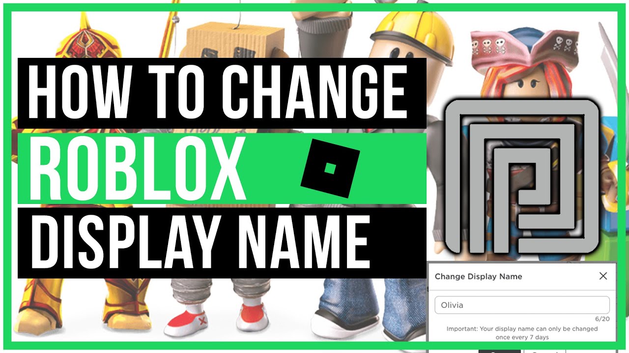 How to change your display name on Roblox