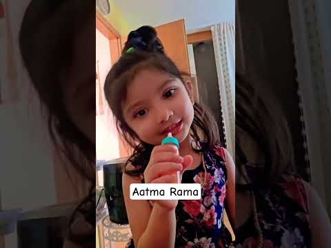 Aatma Rama Anada Ramana ❤️ #radhavlogs #babygirl #radhasinging