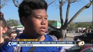 New claim against teacher who showed porn in class