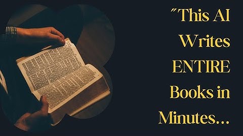 This AI Writes ENTIRE Books in Minutes…#Ai #writer #books #creator #ebook