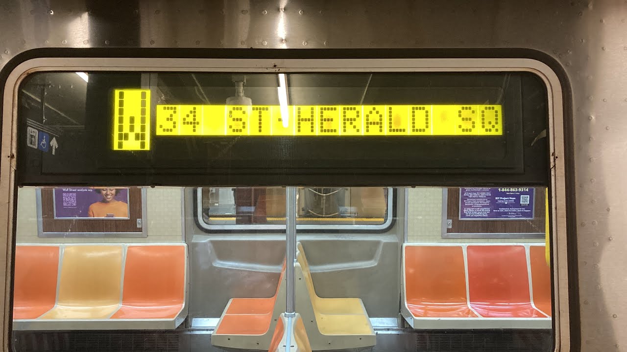 R46 (W) Train ride from Astoria Ditmars Boulevard to 34th Street-Herald ...