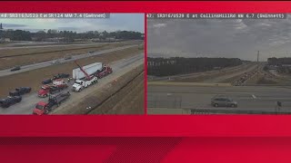 Deadly crash shuts down Gwinnett County highway