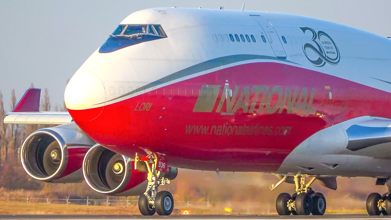 TOP 50 AEROPLANE Highlights of 2025 - Red Boeing 747, Crosswind Landings & More (4K)