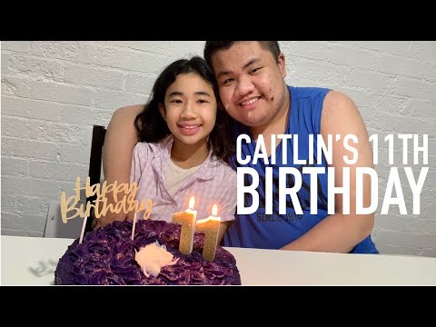 Caitlin’s 11th birthday