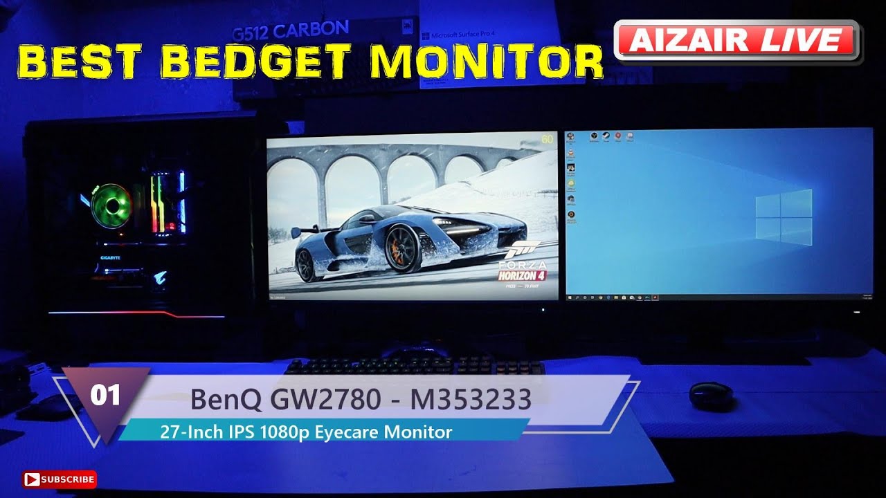 Best Budget Monitor Benq Gw2780 27 Inch Ips Unboxing Review Youtube