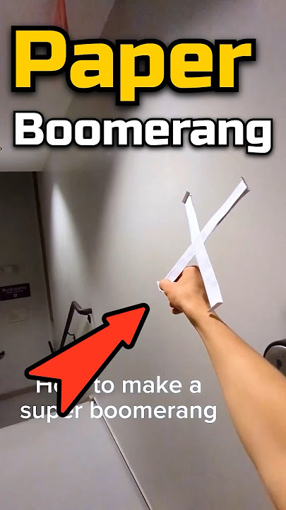 How to make boomerang with paper 😱🪃,paper boomerang