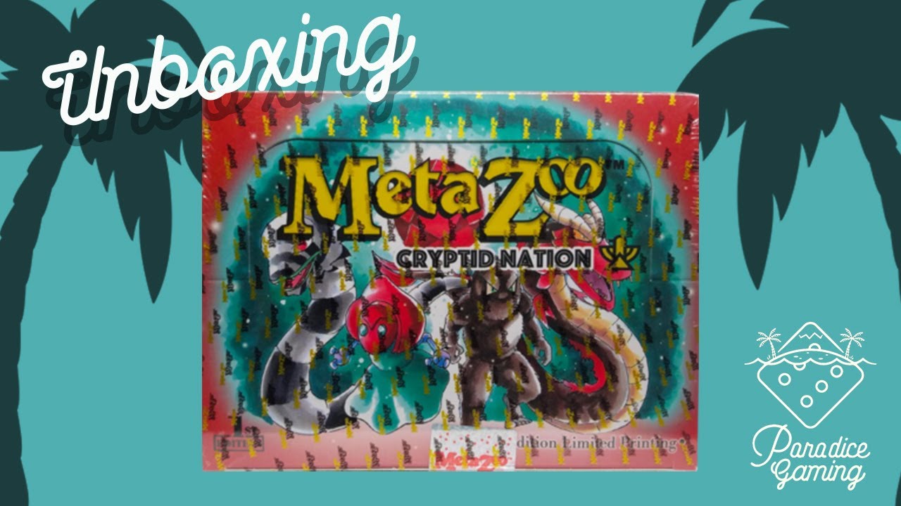 Unboxing 1st Edition MetaZoo Cryptid Nation Booster Box