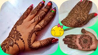 Henna Mehndi Art | Easy Mehndi | mehendi design front hand simple