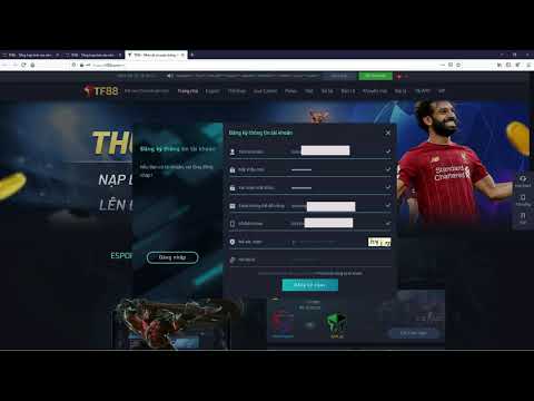 Hướng dẫn đăng ký tài khoản TF88