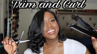 Trim And Curl On 4b/4c Hair