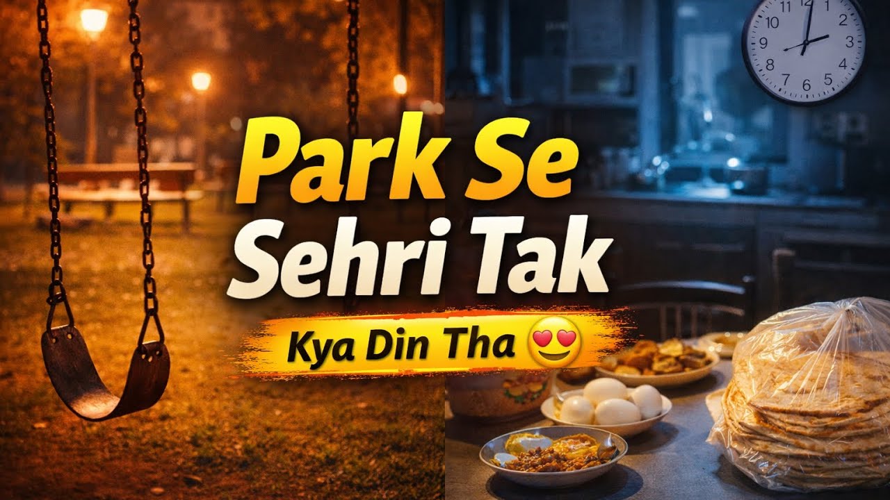 Bachon Ne Mujhe Ghar Se Utha Liya 😅 Park Day + Sehri Preparations | Vlog 032