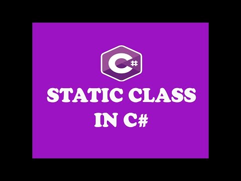 Why and How to Use Static Classes in C# | .NET Tutorial | hindi