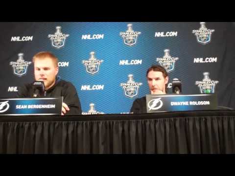 May 14 2011 Sean Bergenheim Dwayne Roloson Tampa B...