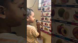 Cute pronunciations and endless happiness🔠 #toddleractivities #toddlerlearning #toddler #viralvideo