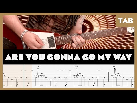 Are You Gonna Go My Way Cover | Guitar Tab | Lesson | Tutorial
