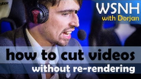 How to cut or trim videos without re-rendering/encoding for free [Work Smarter, Not Harder]