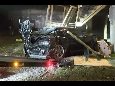 Texas teen killed after crashing car into house - YouTube