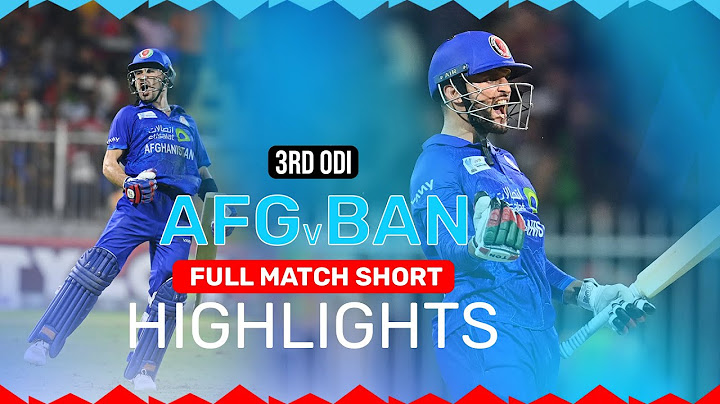 Full Match Short Highlights | Afghanistan Beat Bangladesh 2-1 | AFG v BAN | ACB | Sharjah