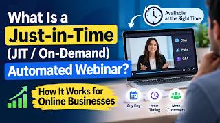 ✅What Is a Just-in-Time (JIT/On-Demand) Kohinoor Automated Webinar? How It Works for Online Business screenshot 3