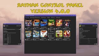 Rayman Control Panel - Version 4.0.0 @RayCarrot
