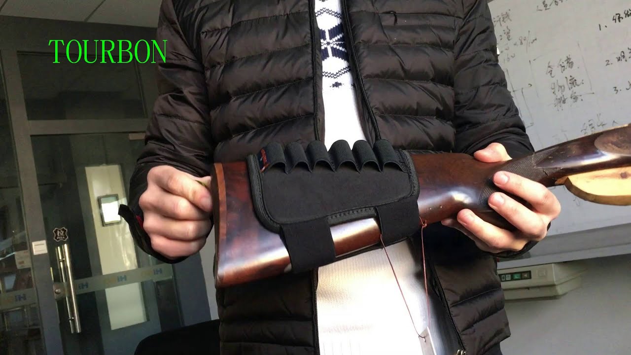 Copriguancia TOURBON In Neoprene Camo Per Fucile E Shotgun - Alza Guancia Regolabile - Foto 3