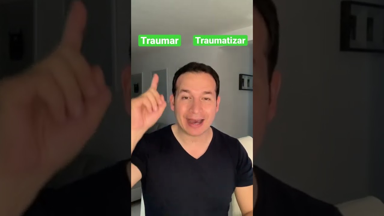 ¿Se dice traumar o traumatizar?