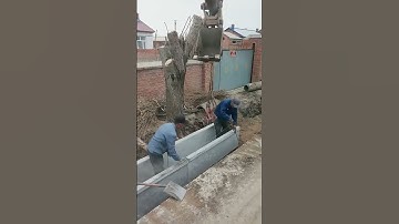 Installation Process for Precast Drainage Channel