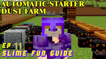 SlimeFun Tutorial in hindi (Ep 11) :- Automatic starter dust farm | #slimefun #minecrafttutorial