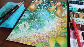805th day since I started watercolor painting/Original painting: I