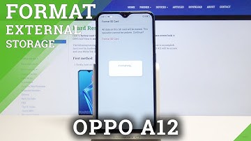 How to Format SD Card in OPPO A12 – Erase External Storage