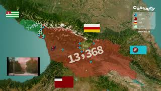 Georgian Civil War (1991–1993) Using Google Maps | Post-Soviet Conflict in Georgia