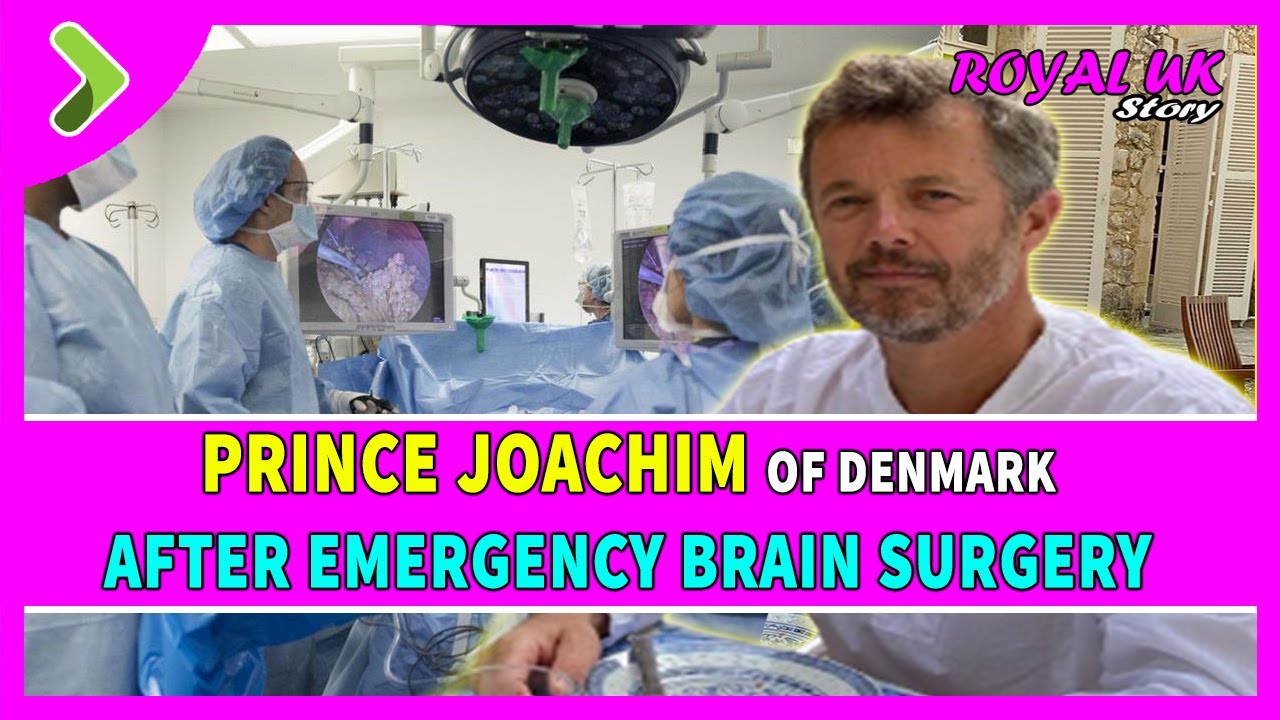 Prince Joachim of Denmark seen after emergency brain surgery YouTube