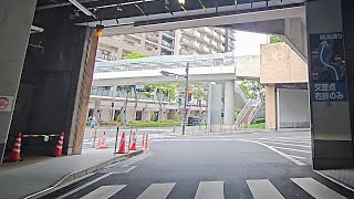 From Harumi Island Triton Square mechanical parking lot exit