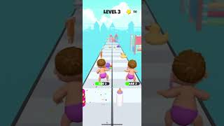 Baby Super Cute Run 👼 Funny Mobile games #shorts screenshot 4