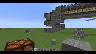 Minecraft slow sticky piston vertical conveyor