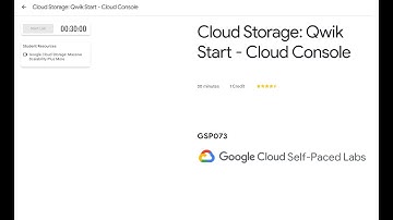 Cloud Storage: Qwik Start -Cloud Console | Perform Foundational Infrastructure Tasks in Google Cloud