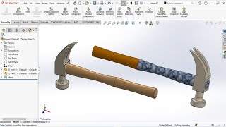 Famous SolidWorks Tutorial: Hammer Design and Assembly | Realistic 3D Modeling Net Worth