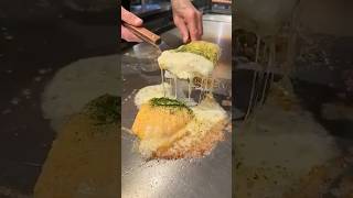 The Most Satisfying Cheese Omelette You’ll Ever See! 🧀🤤 #shorts #teppanyaki