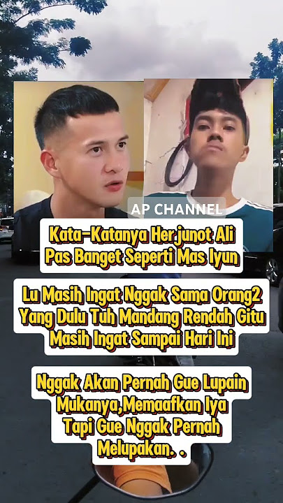 Kata-Kata Herjunot Ali Pas Seperti Mas Iyun. . #masiyun #fypyoutube #shortsviral