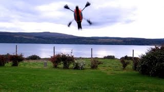 in HD - Forward 360 flip & Backward 360 flip - AR Drone 2.0 with 60Beat - Front & Rear summersaults