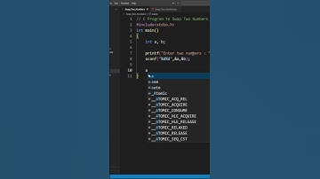 Swap two numbers  without using third variable || ☑️