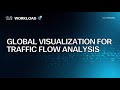 Global Visualization for Near Real-time Traffic Flow Analysis