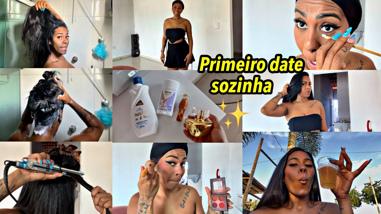 SE ARRUME COMIGO primeiro rolê sozinha✨✨🧖🏽‍♀️