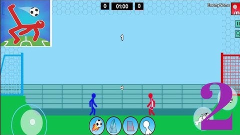 Stickman Ragdoll Soccer 2D - Gameplay walkthrough part 2 (iOS, Android)#gaming​#stickmanfootball