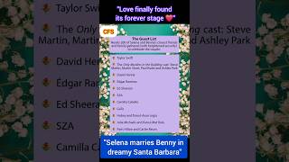 “Selena Gomez’s Fairytale Wedding Stuns Fans | Taylor Swift’s Emotional Speech Revealed”