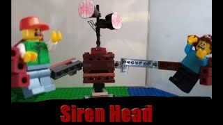 Лего анимация Сиреноголовый / LEGO stop motion siren head