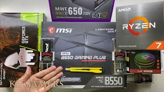 Satisfying AMD Ryzen 7 5800X msi MAG B550 GAMING PLUS aigo LAIR GAINWARD GTX1650 RGB Gaming PC Build